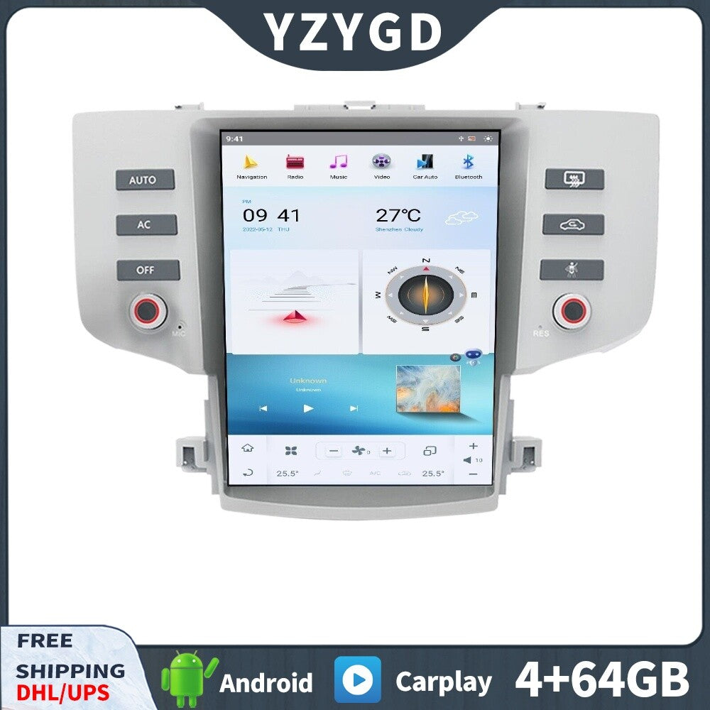 for Toyota Reiz 2005-2009 Android Stereo 2Din Car Radio CarPlay Receiver Screen
