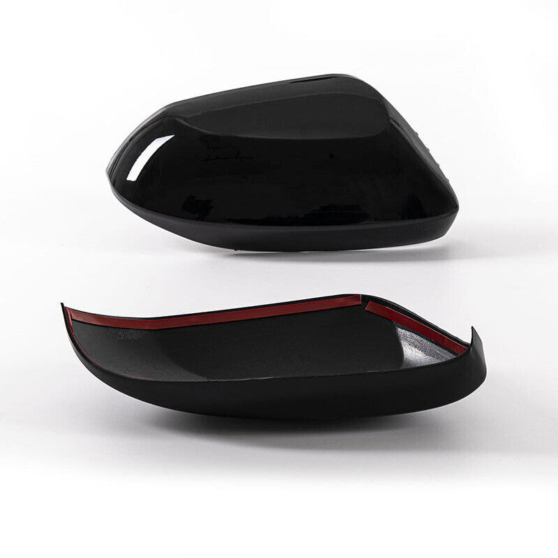 2-Piece Set of Glossy Black Side Mirror Covers for Toyota for Corolla 2019-2024