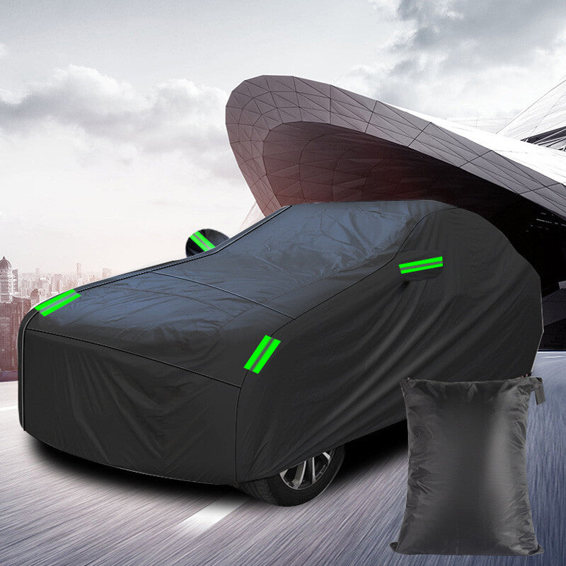 Outdoor sun protection full car cover, waterproof and UV-protective, US stock available.