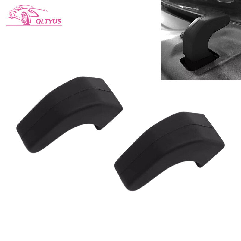Bumper Tow Hook Covers Black for Jeep for Wrangler JK JL Gladiator JT 2007-2022