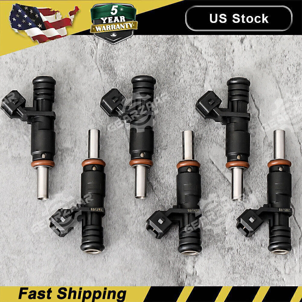 6pc Fuel Injector 7531634 for BMW 328i 330i 525i 528i 530i X3 X5 Z4 13537531634