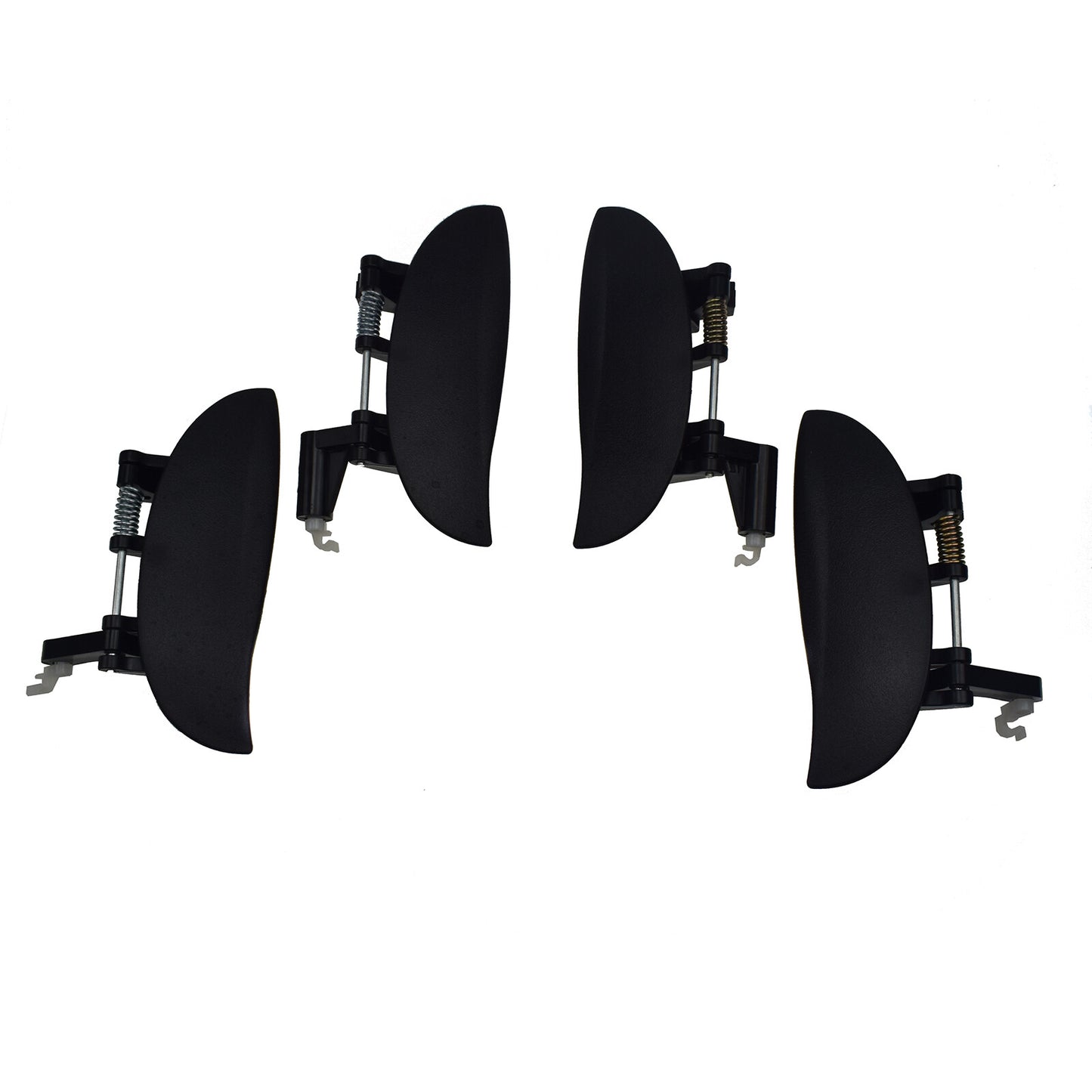 4PCS Outside Door Handle Front Left Right 82650-02000 for Hyundai Atos 1997-05