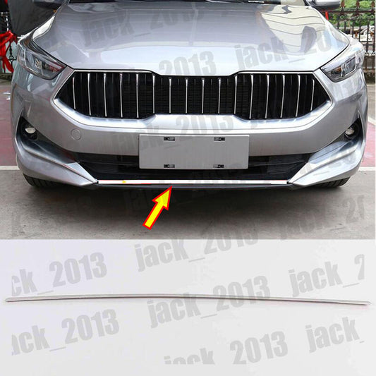 for Kia Forte Cerato K3 2019-2022 Stainless Front Bumper Grille Lower Strip trim