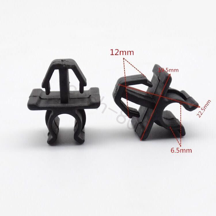 2 Sets Car Hood Prop Rod Clip for Nissan