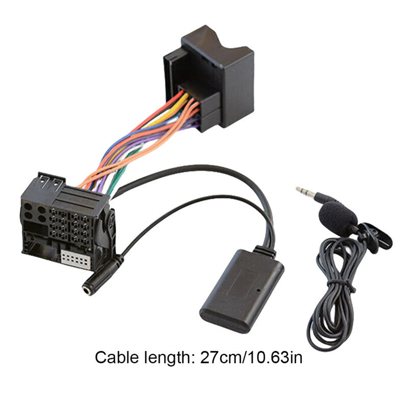 Car Radio Bluetooth 5.0 for BMW E60 E63 E64 E65 E66 E87 AUX Cable Audio Adapter