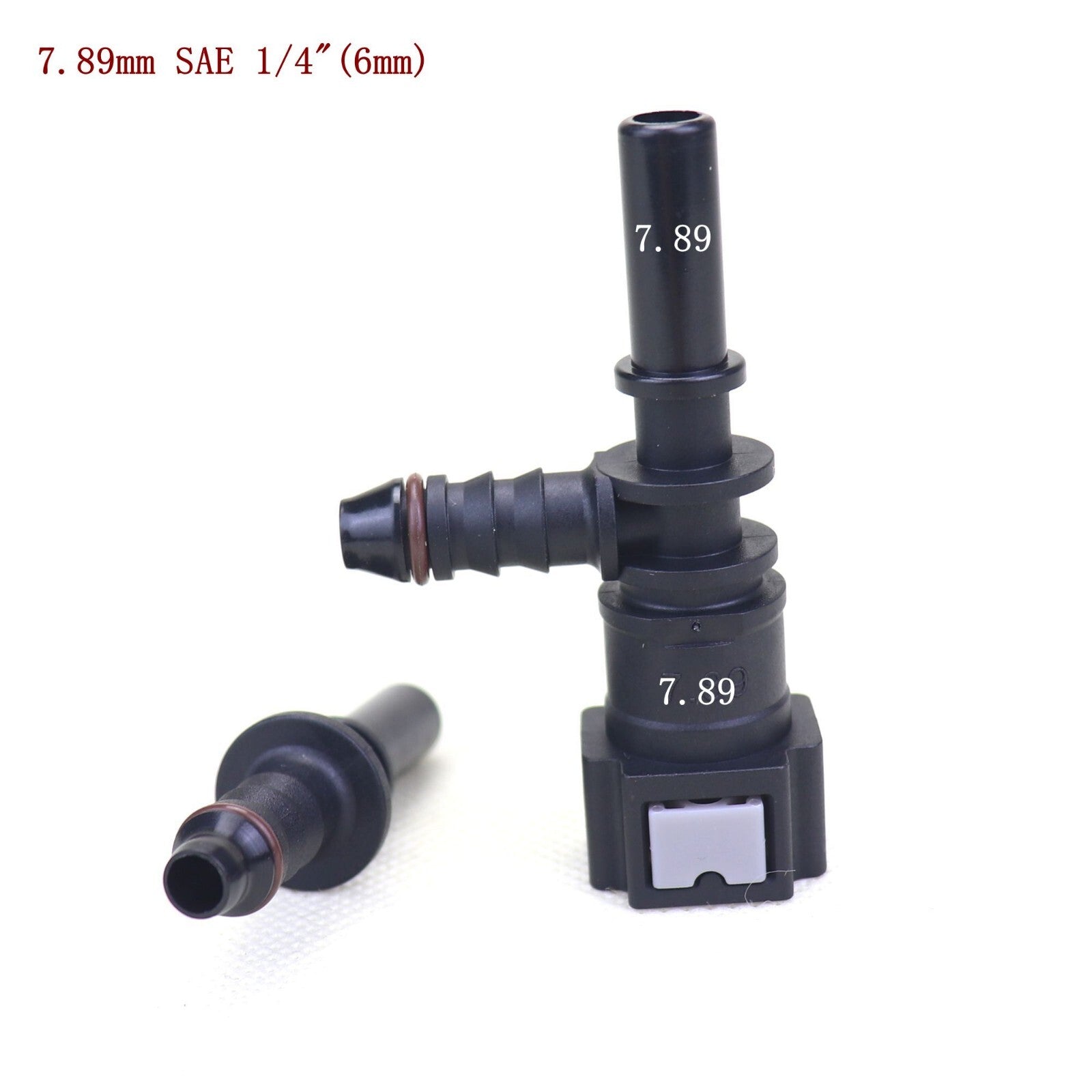 1 set Nylon Fuel Line Quick Connect Release Hose Disconnect Hose 7.89mm SAE 1/4