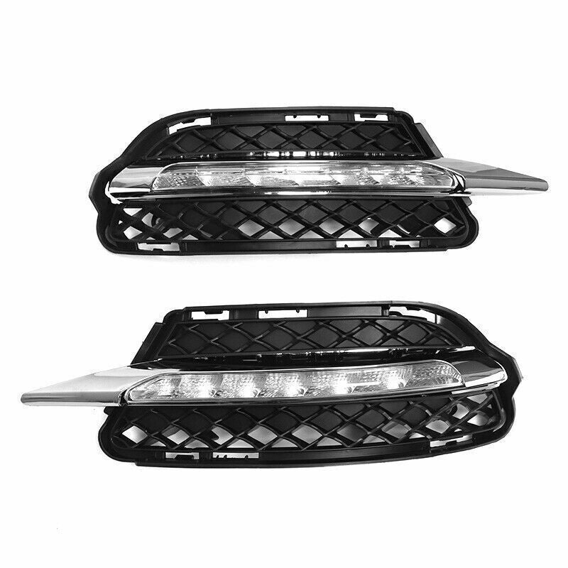 1 SET Left Right Fog Light Trim Cover Grille for Benz W221 S-Class 2010-2012