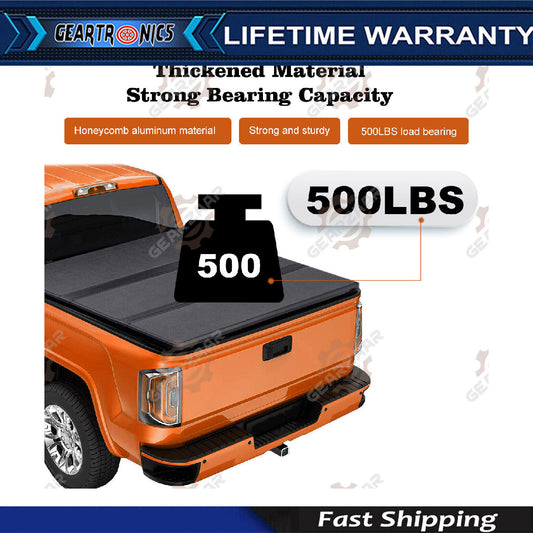 5FT Hard Tri-Fold Tonneau Cover Truck Bed For 2024-2025 for Toyota Tacoma SY