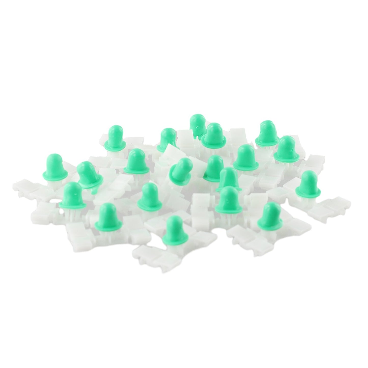 Molded decorative clips, 2-door and convertible 3-series, 35mm x 22mm, for E36 nylon.