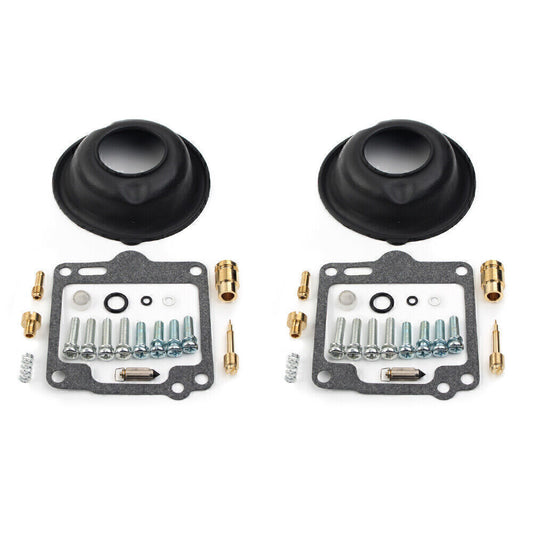 For 88-97 for Yamaha XV750 Virago 750 Carburetor Carb Re2x Kit w/Plunger Diaphragm