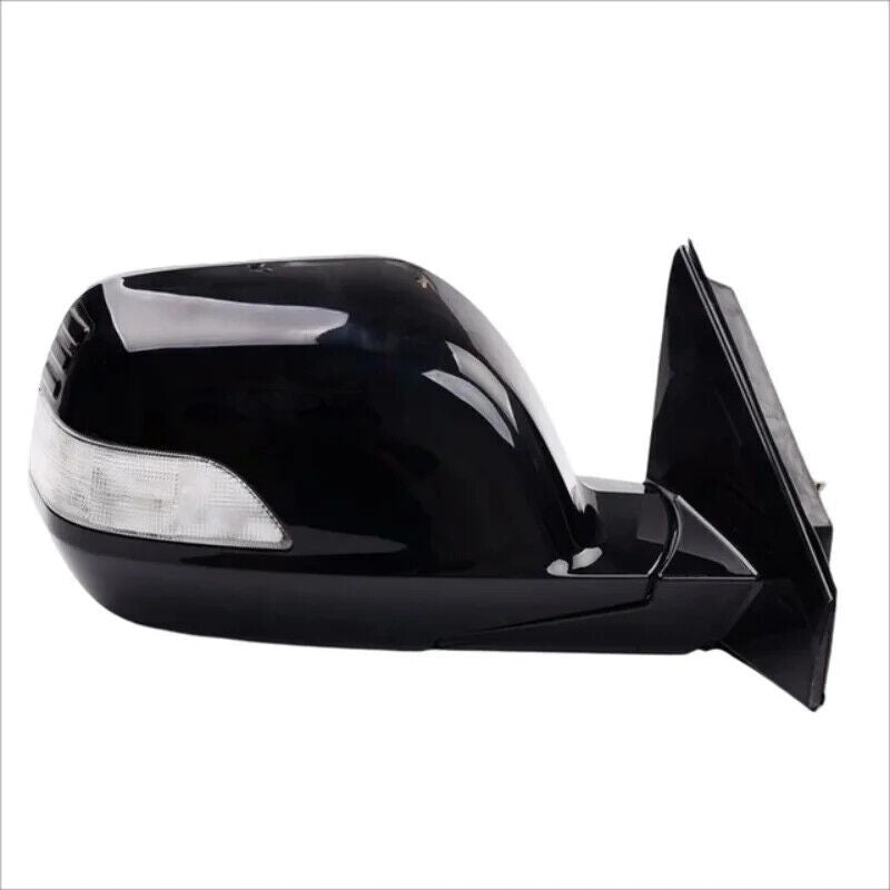 for HONDA CRV 2007-2011 Black Door Side Mirror W/ Signal Light Heated 9PIN LHRH