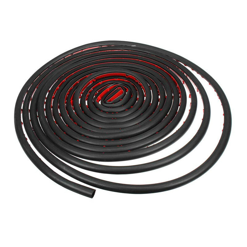 8M D Shape Car Door Hood Trunk Trim Edge Moulding Rubber Weatherstrip Seal Strip