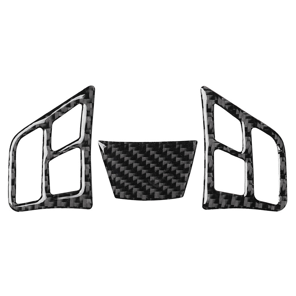 3 Pcs Steering Wheel Cover Trim for BMW 3 Series E90 E91 E92 E93 E95 2005-2012
