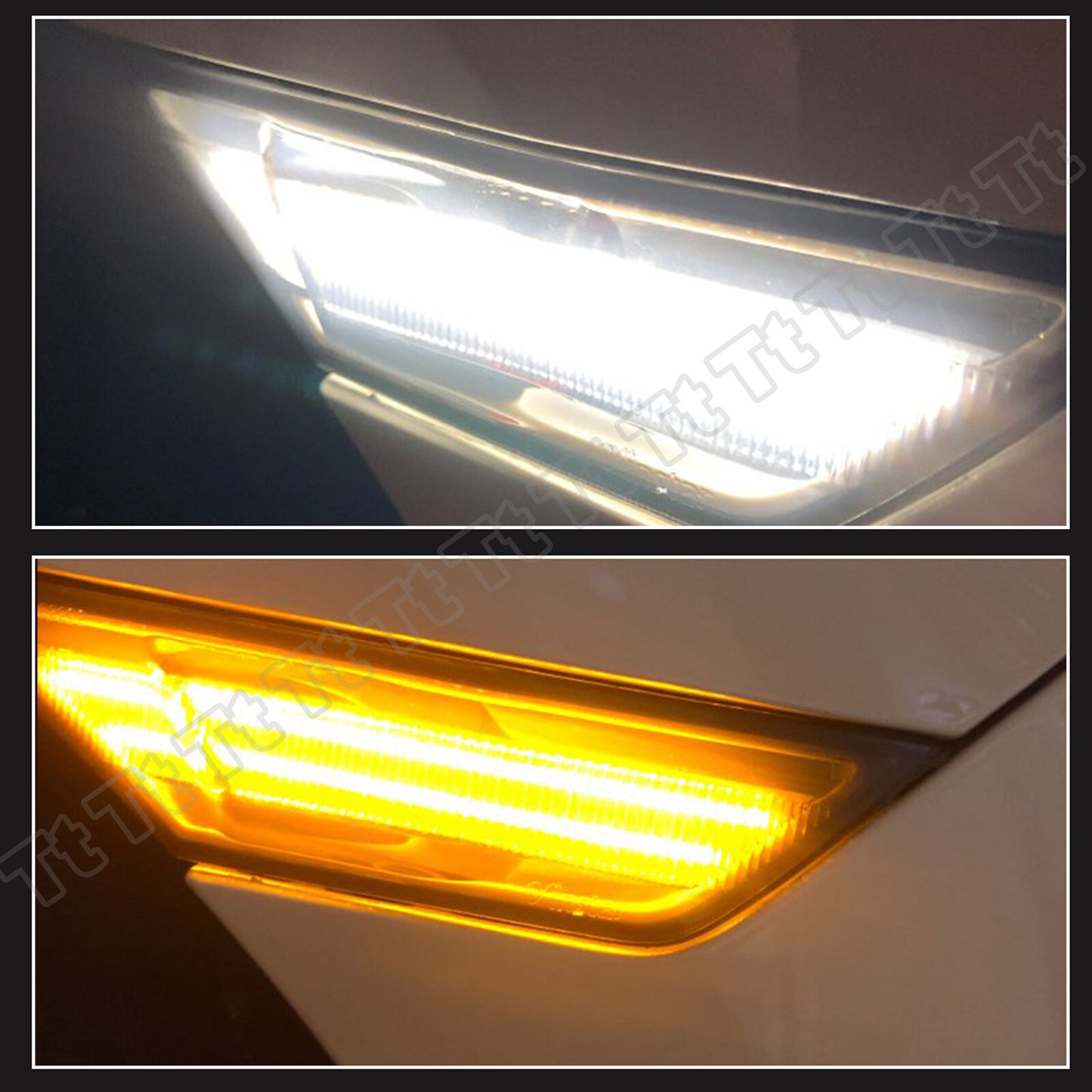 Suitable for 2016-21 for Honda for Civic LED fender side marker lights and turn signals.