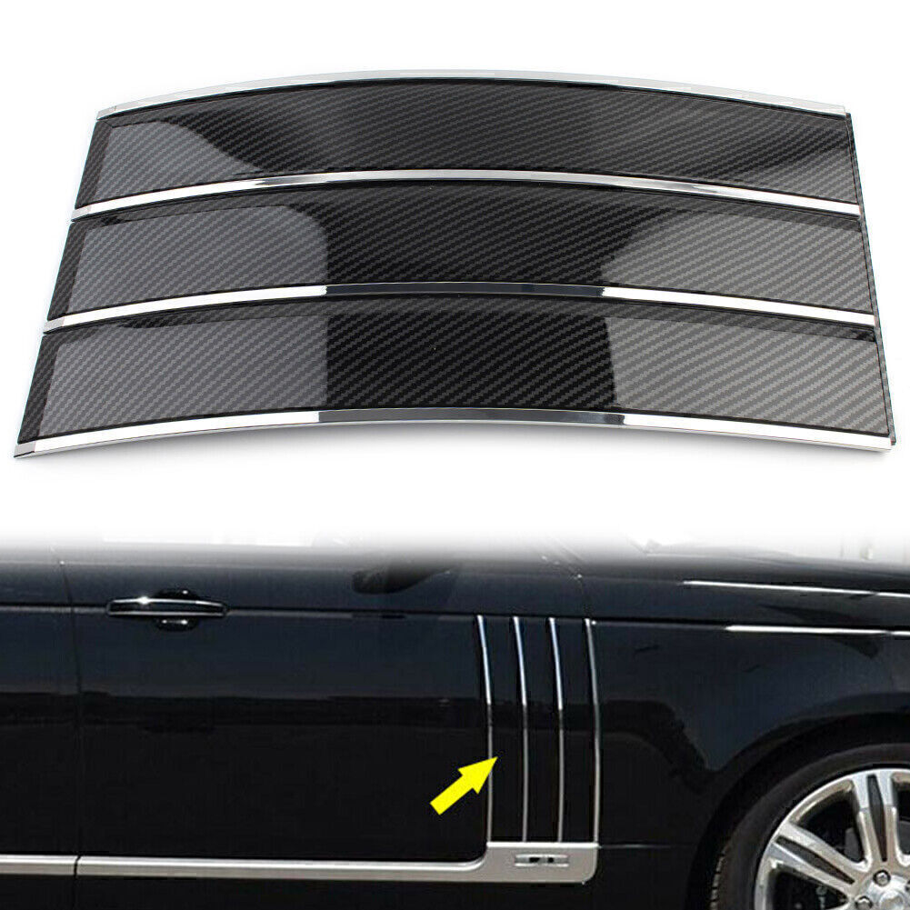 Right Side Vent Grille Fender Frame Carbon for Land Rover for Range Rover 2013-2017