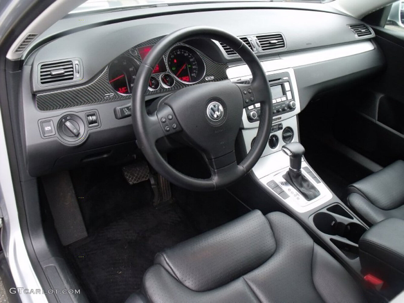Carbon Fiber Interior Instrument Panel Cover for Volkswagen for Passat B6 2006-2010