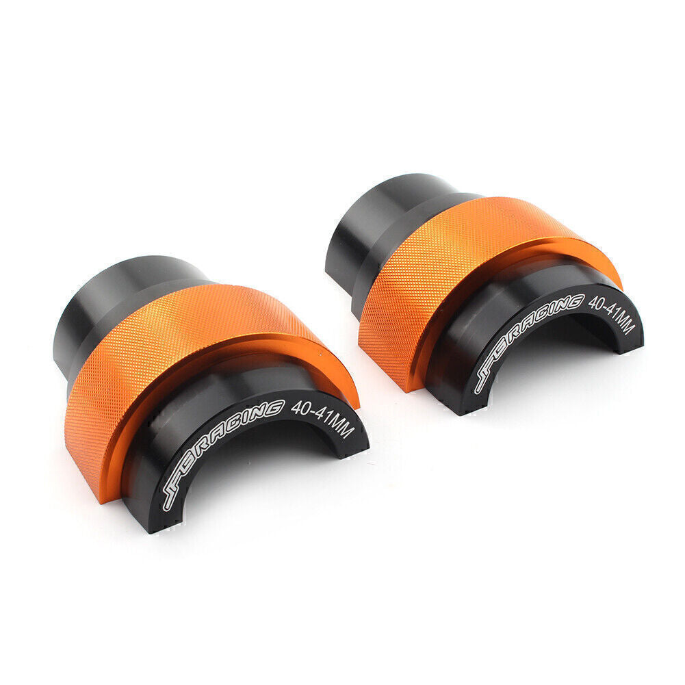 For Brake Clutch Perch 22mm 7/8 Handlebar Orange Universal Rotating Bar Clamp