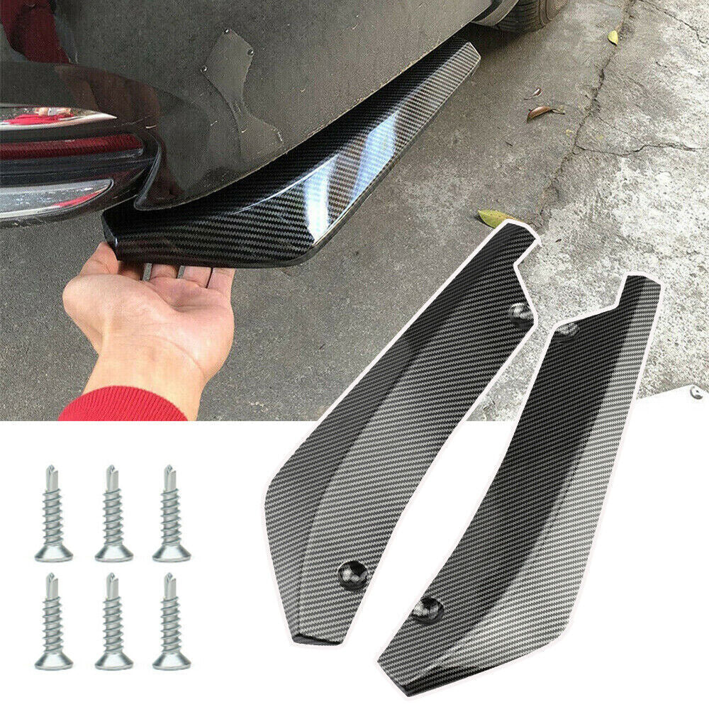Carbon Fiber for Dodge Car Rear Bumper Lip Diffuser Splitter Canard Protector