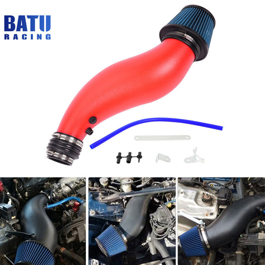 Red Air Intake Pipe Induction Filter Kit EG EK for 92-00 for Honda for Civic 1.6L