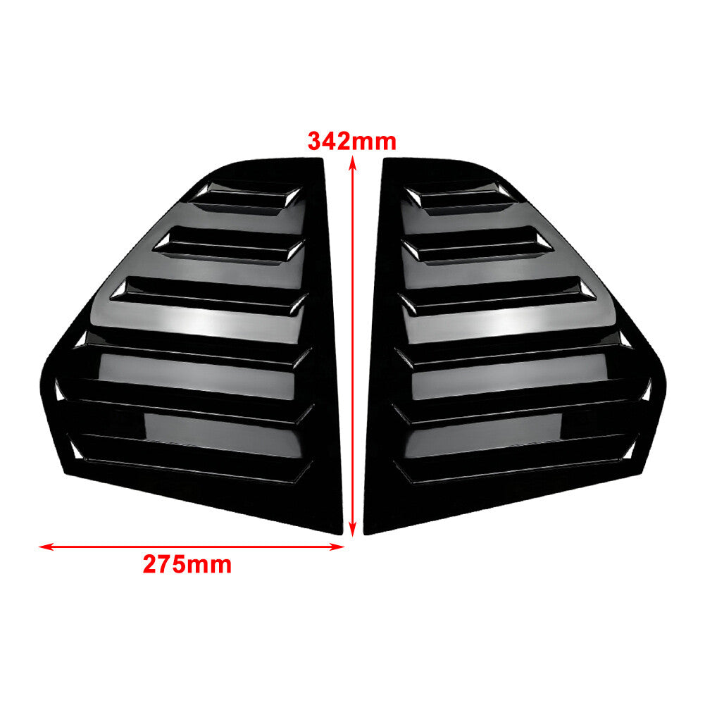 Rear Window Side Vent Shutter Louver Cover Trim for VW for Golf 8 MK8 2020-2022 2pcs