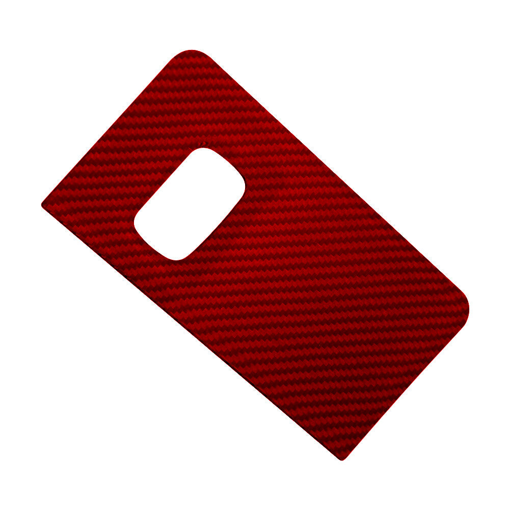 Red Carbon Fiber Interior Fuse Door Panel Cover Trim for Ford Explorer 2020-2023