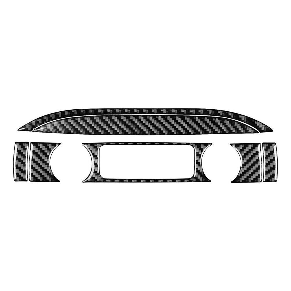 Carbon Fiber Media Radio Control Cover Trim For Silverado for GMC for SIERRA 2014-2018