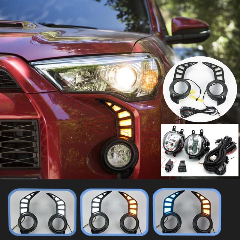 LED bulb + DRL turn signal light switch Kit for Toyota 4Runner SR5/TRD Pro 14-21
