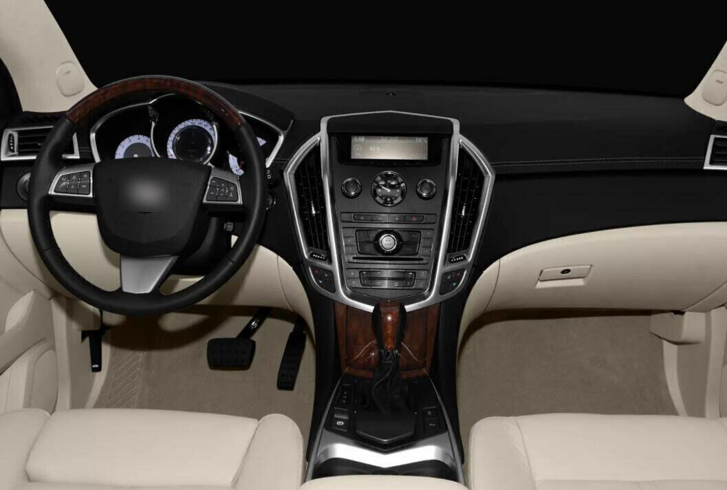 for Cadillac SRX 2010-2012 Peach Wood Grain Center Console Navigation GPS Frame