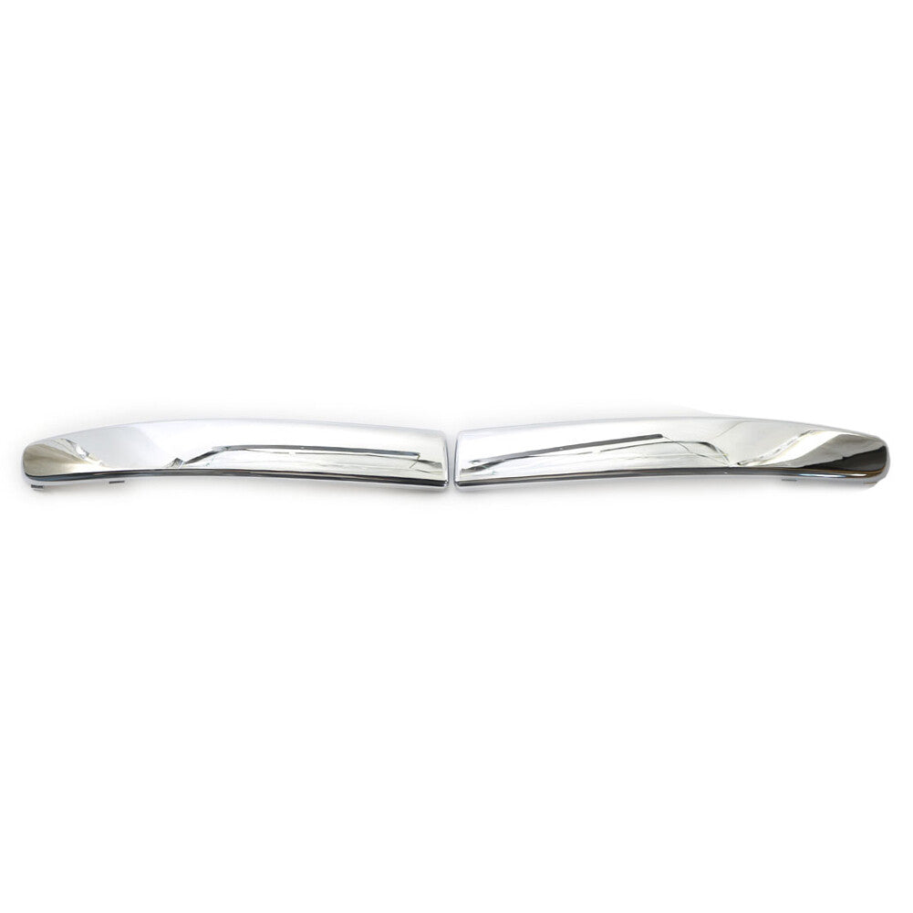 2pcs Front Bumper Moulding Trim Left  Right Set Chrome for FIAT 500 2007-2015
