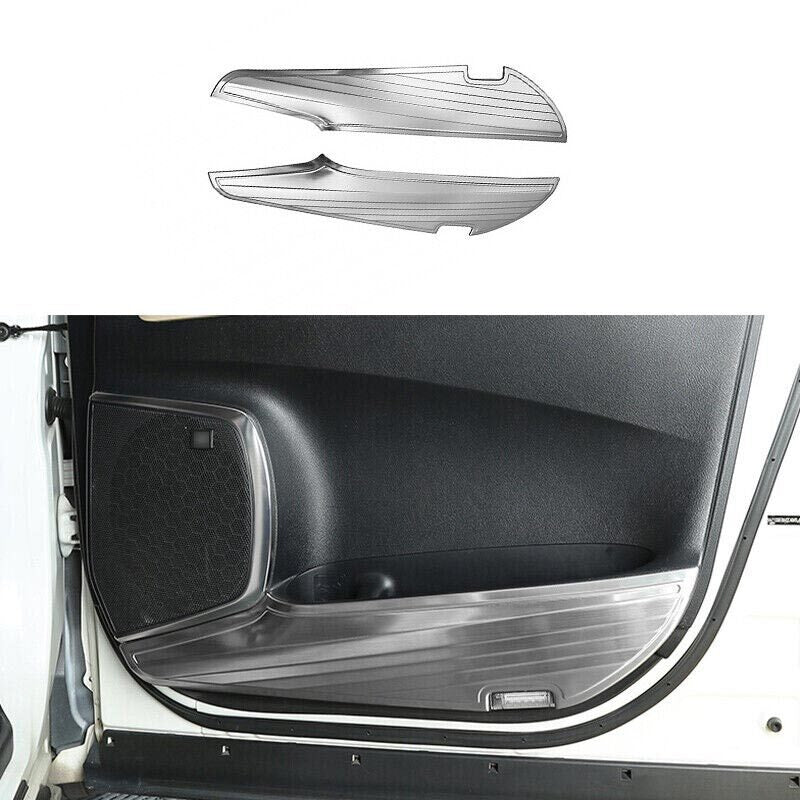 Panel Trim for Toyota Alphard 2015-2022 Silver Titanium Interior Door Anti-Kick