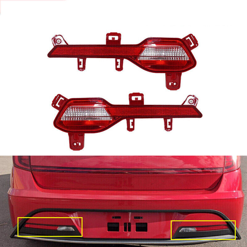 1 Pair Inner Reflector lamps Tail Light for Hyundai Sonata 2020 2021