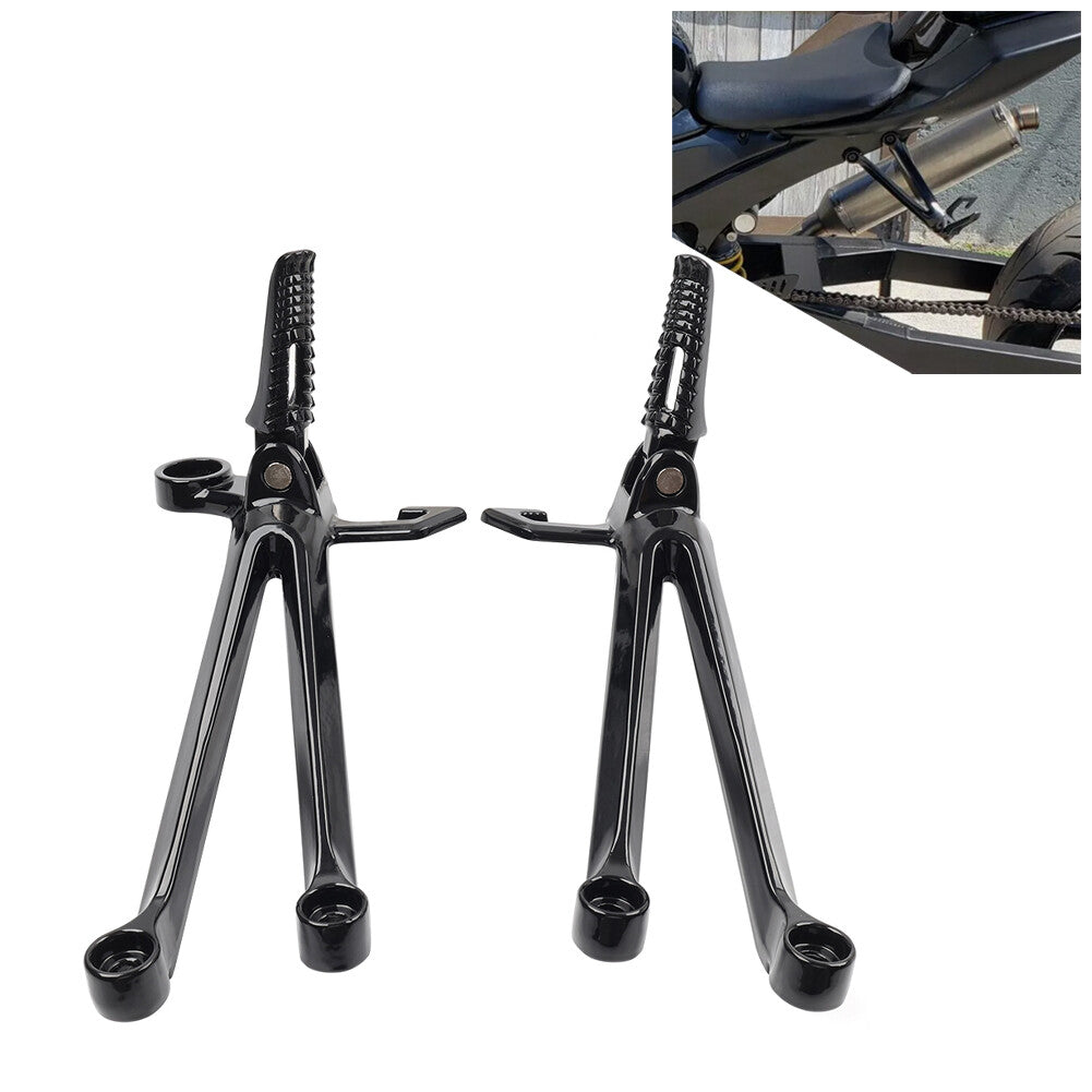 Rear Foot Pegs Footrests Pedal Brackets for Suzuki GSXR1000 GSX-R 1000 05-06