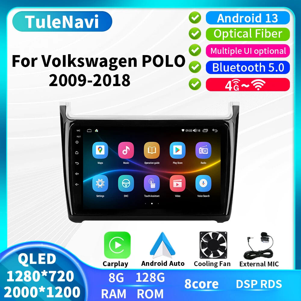 CarPlay for VW for Volkswagen POLO Android Auto Radio Car Autoradio GPS Head Unit 4G