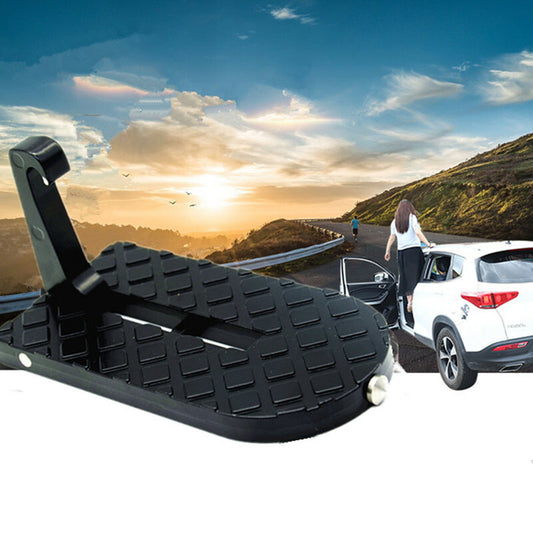 Car Doorstep Folding Ladder Door Pedal Foot Pegs Easy Access Rooftop Pedal Tool