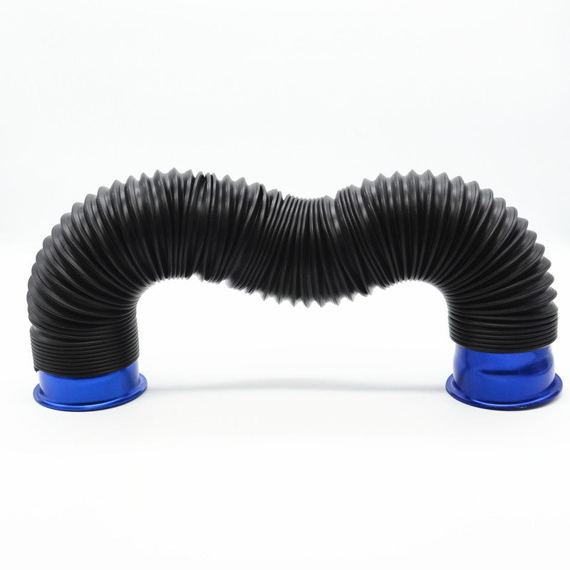 Blue Car 3 Multi Flexible Autos Turbo Cold Air Intake Duct Inlet Pipe Hose Tube