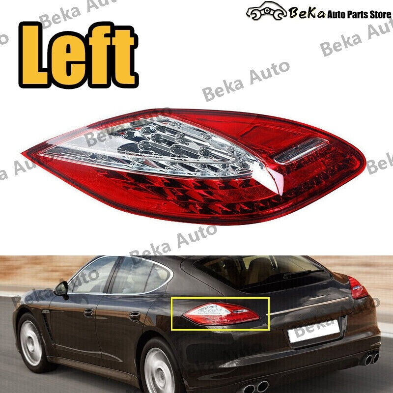 Left LED taillight, brake light, turn signal warning applicable to for Porsche for Panamera 2010 - 2013