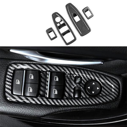 Cover Trim 2014-2018 for BMW 3 4 Series GT Carbon Fiber Door Window Switch Lift