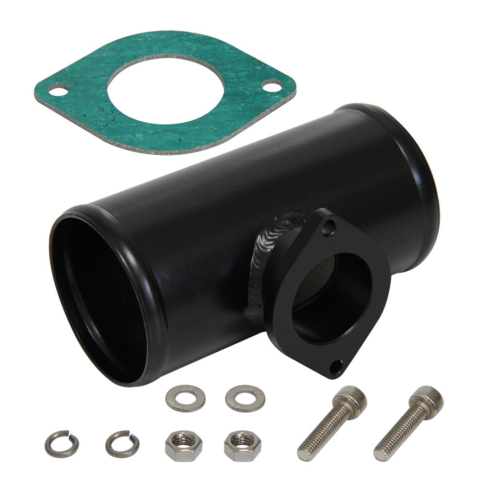 3 76mm Turbo Flange Pipe For GD-RS FV RZ BOV Blow Off Valve Adapter Black