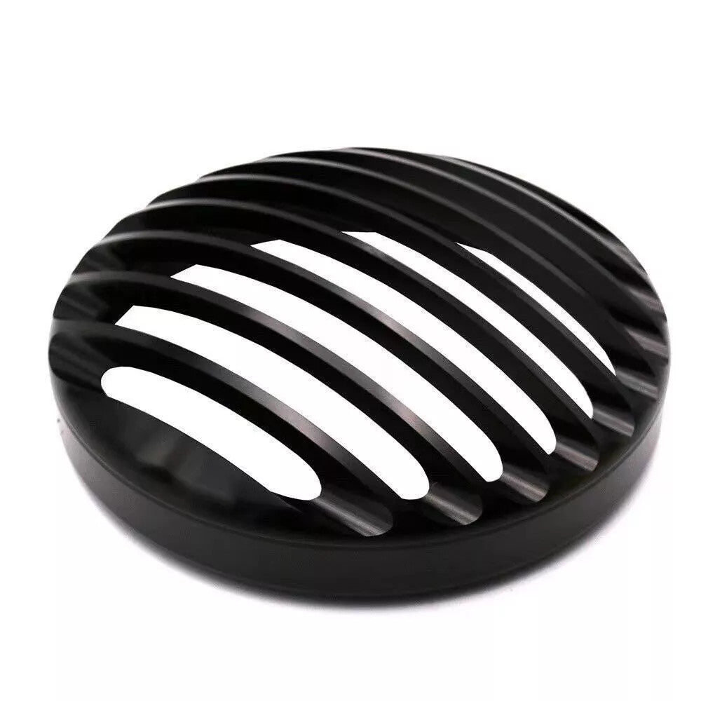 5 3/4 Black Headlight CNC Grill Bezel Cover for Harley Sportster XL 883 1200