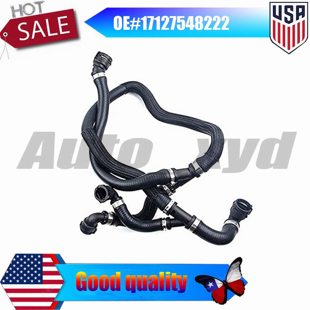 17127576371 Expansion Tank Radiator Coolant Hose for BMW X5 (2011-2013)