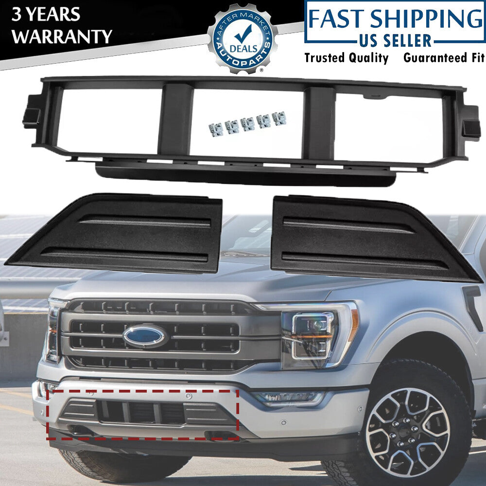 Suitable for 21-23 F150 front bumper grille ML3Z17B968BB and corner cover ML3Z17E810AA