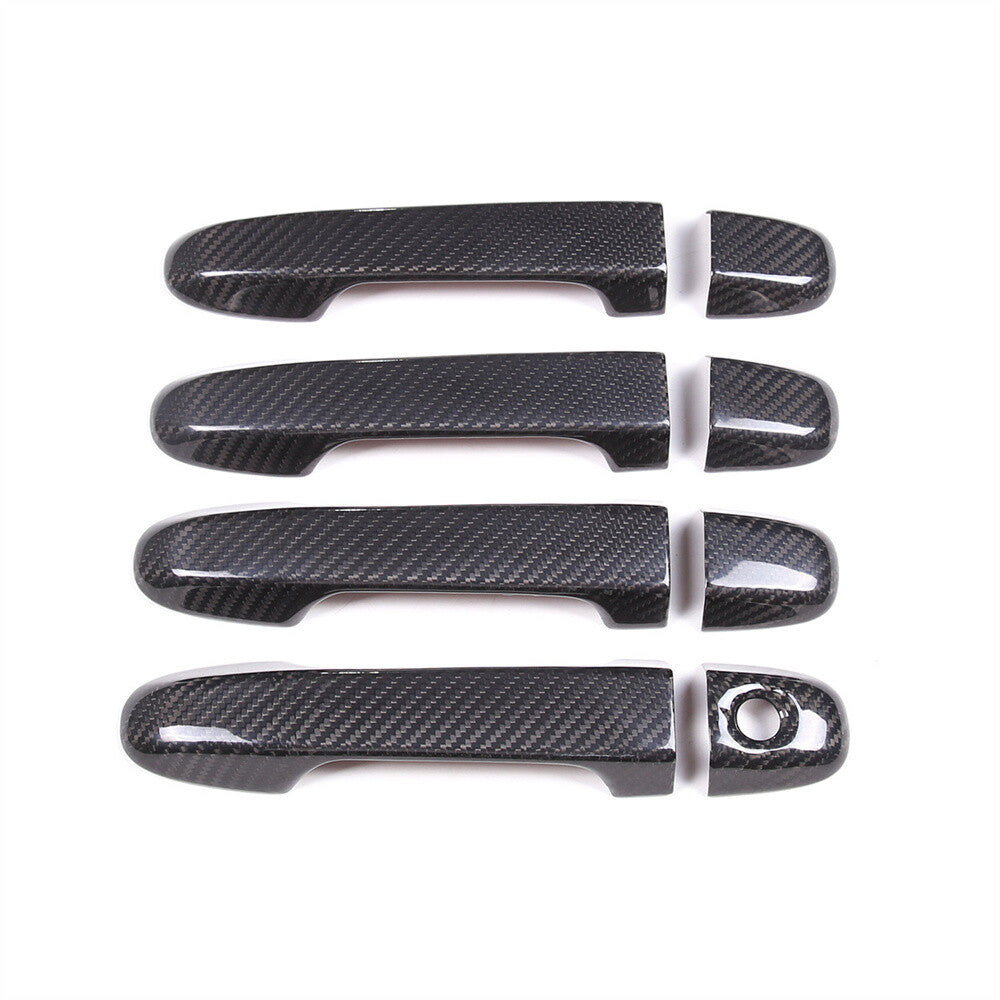 for Subaru Forester /XV 2019-2022 Side Door Handle Panel Cover Real Carbon Fiber