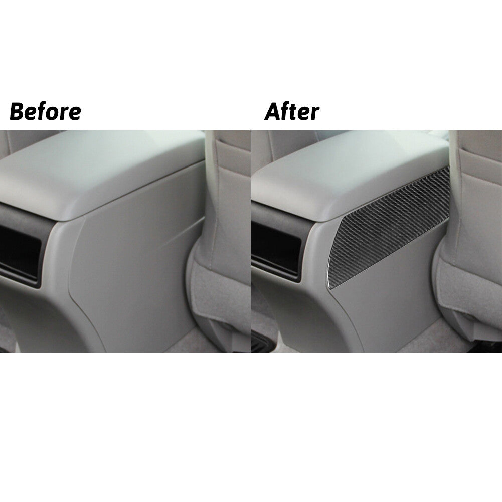 Interior Carbon Fiber Center Armrest sides Trim Cover for Toyota for Camry 2012-2014