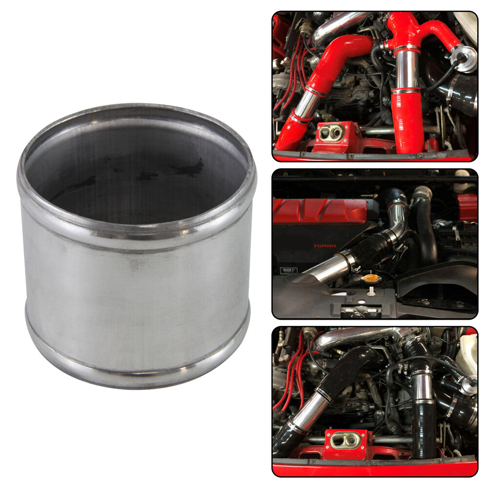 Aluminum Hose Adapter Tube Joiner Pipe Coupler Connector 89mm 3.5 Inch L=76mm