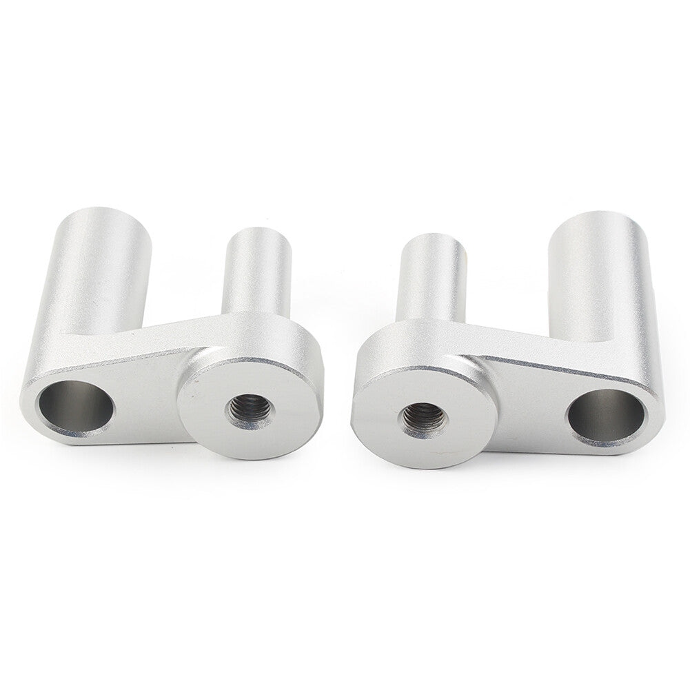 Silver Handlebar Risers Kit 1.625 Back Move Mount Clamp for BMW R1200RT R1250RT