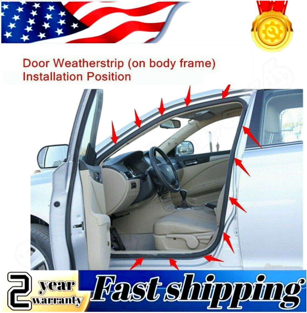 Front, rear, left, and right side weatherstripping seals are suitable for Honda CR-V 2007-2011 models.