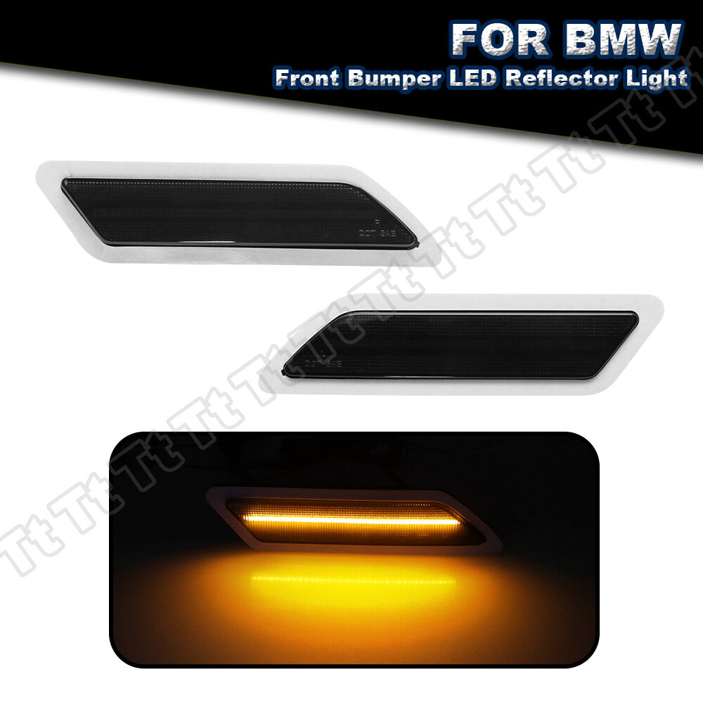 LED front bumper reflector lights and side marker lights are suitable for 2012-15 for BMW 320i, 328i, and 335i.