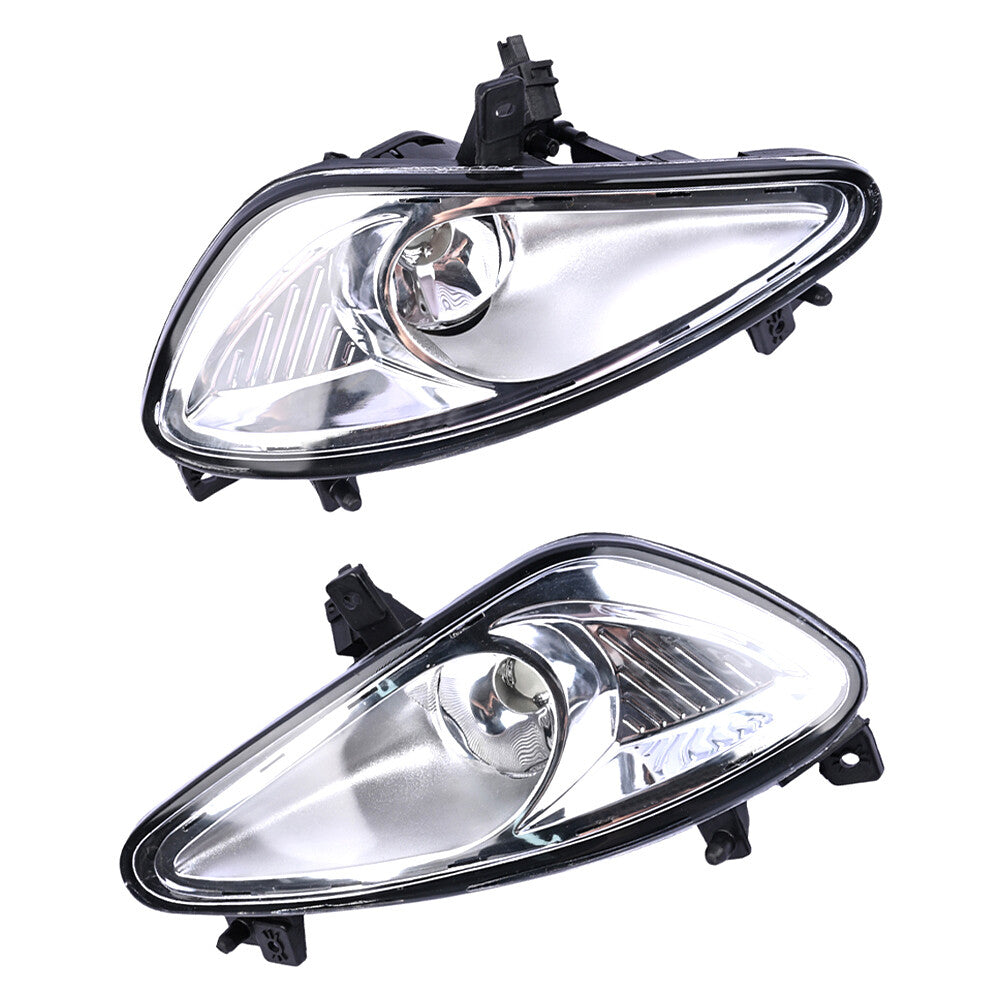 For 07-09 for Mercedes-Benz S-Class W221 S550 Pair Fog Lamp Light Chrome Housing