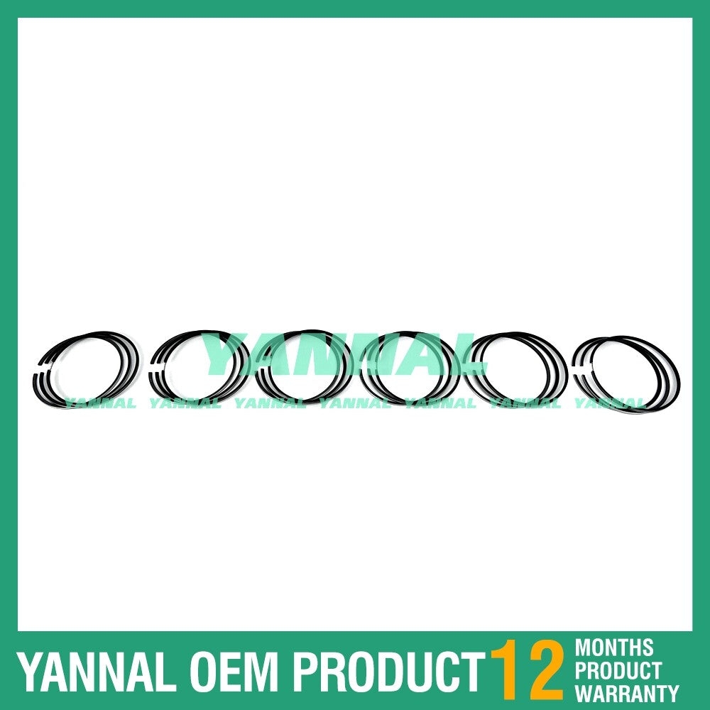 6x 211-4321 Piston Ring STD for Caterpillar 3306 Engine Parts