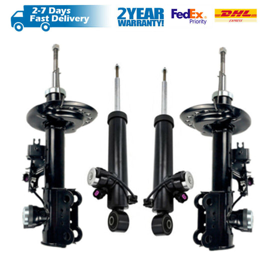4X Front Rear Left Right Shock Absorbers Electric for Cadillac New SRX 2010-2016